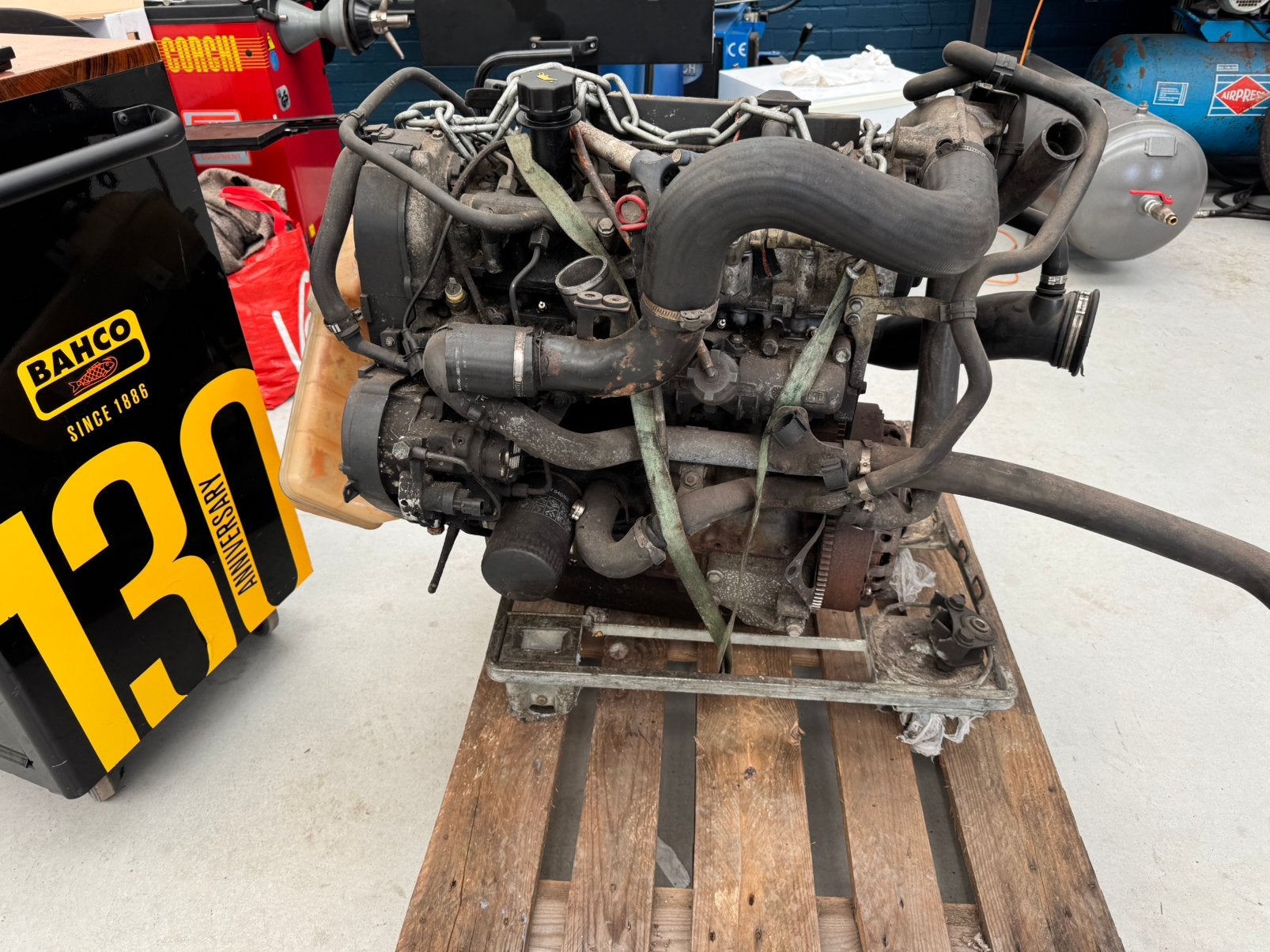 Fiat 2.3 JTD moror en bak F1AE0481C, Ophalen, Gebruikt, Fiat