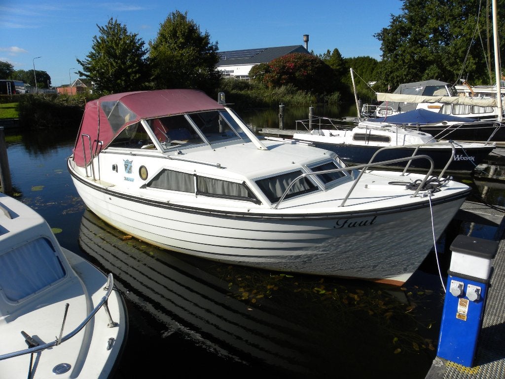 Joda Tur 24 polyester spitsgatter met 2 cyl Volvo Penta ., Watersport en Boten, Ophalen, Overige merken, Gebruikt, Binnenboordmotor
