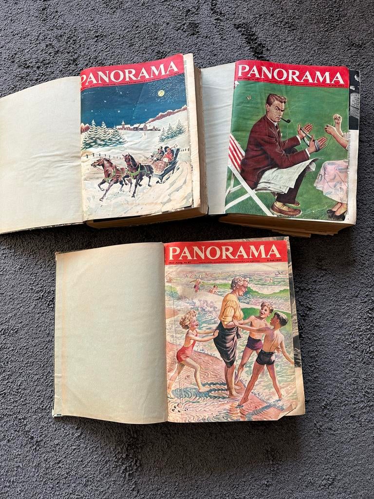 Panorama’s, ingebonden, 1953,1955, Ophalen, Gelezen, Overige typen
