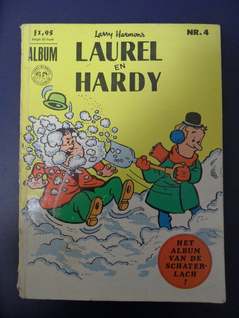 Laurel en Hardy. Album Nr 4., Boeken, Eén stripboek, Ophalen of Verzenden, Gelezen
