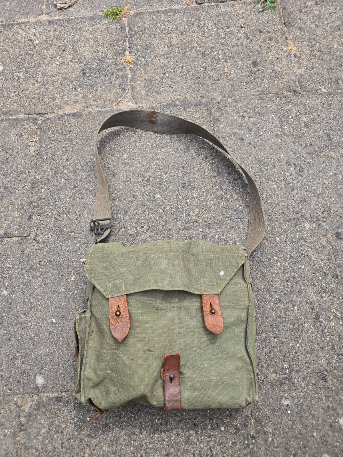 Nederlands voor 1940 bereden gasmasker met tas mobilisatie, Ophalen of Verzenden, Nederland, Overige typen