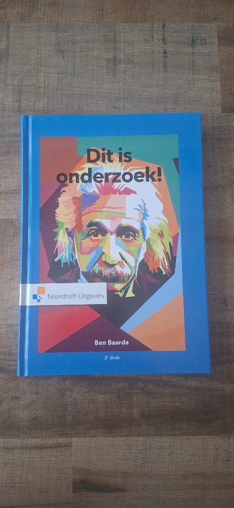 Dit is onderzoek!, Boeken, Zo goed als nieuw, Noordhoff Uitgevers, Alpha, HBO
