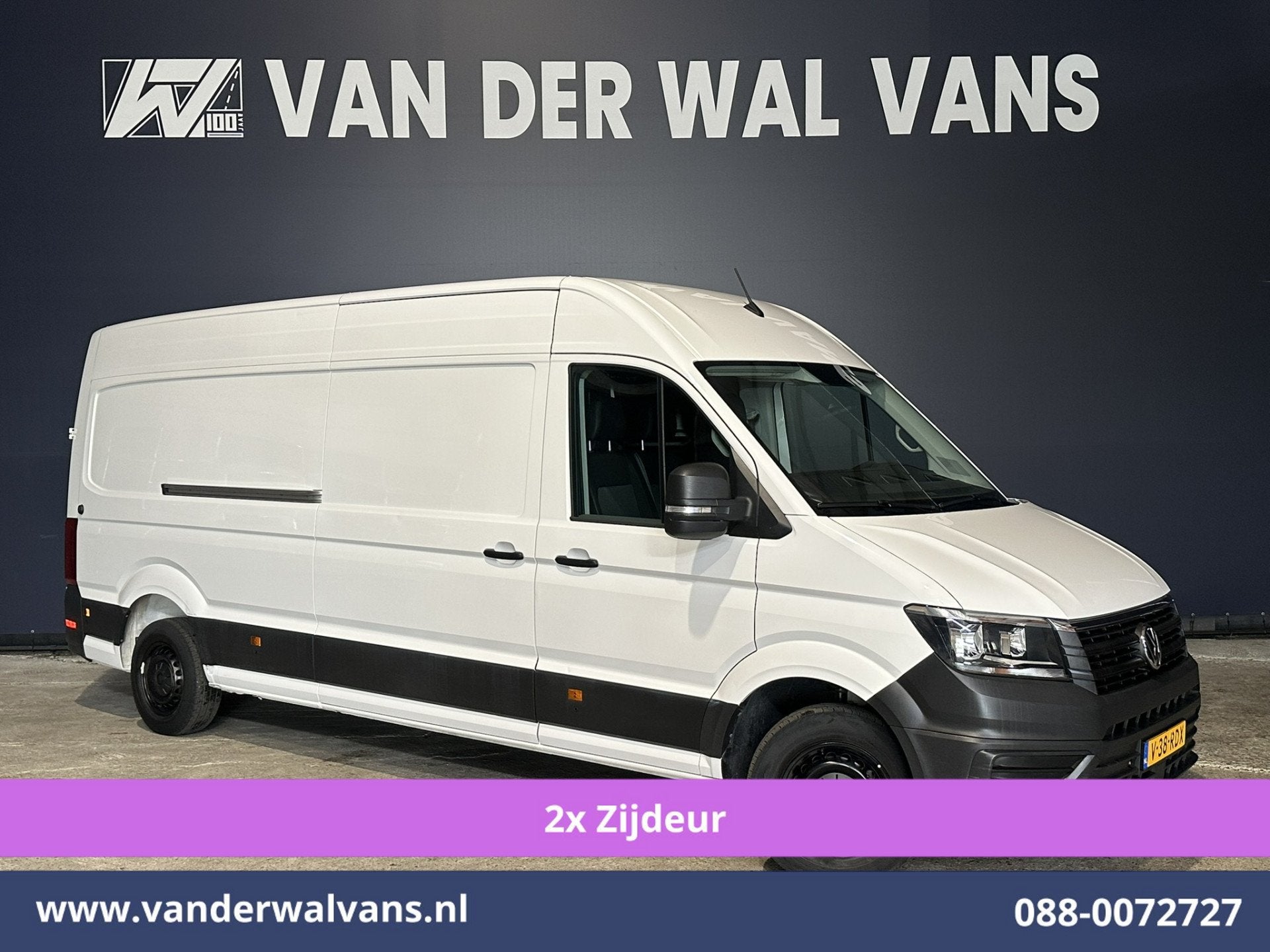 Volkswagen Crafter 2.0 TDI 141pk L4H3 L3H2 Euro6 Airco | 2x, Voorwielaandrijving, Stof, Gebruikt, 4 cilinders