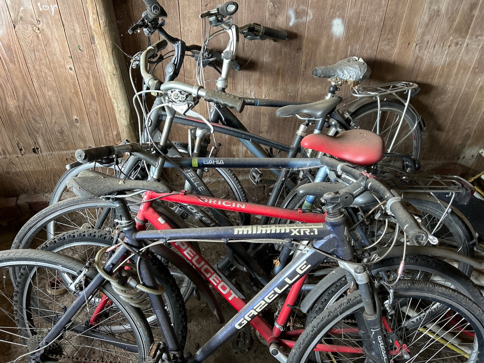 Partij fietsen - Gazelle, Peugeot, Batavus - Opknappers, Fietsen en Brommers, Fietsen | Dames | Damesfietsen, Velgrem, Versnellingen