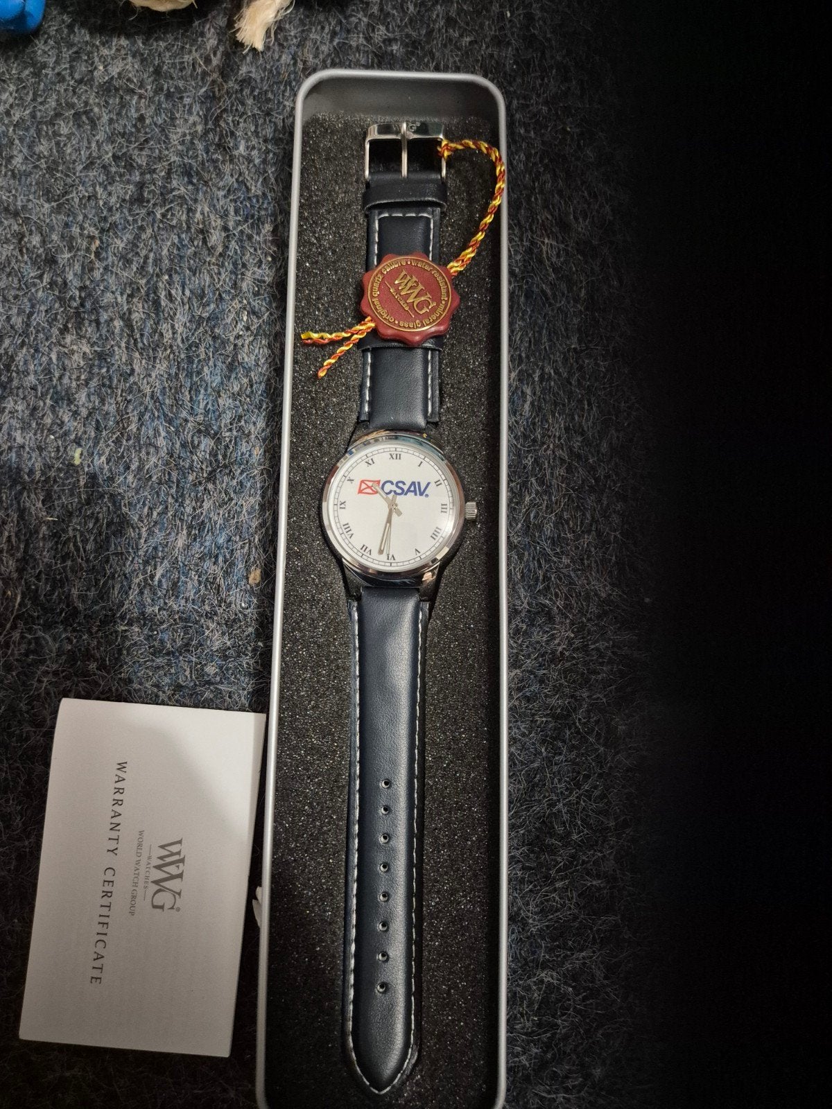Nieuw CSAV Polshorloge met Leren Bandje in Geschenkdoos, Ophalen of Verzenden