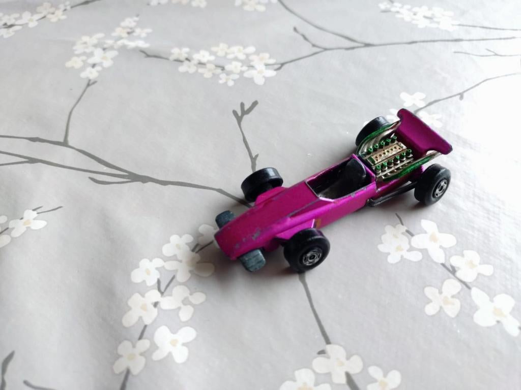 Matchbox No. 34 1970 Formule 1 Raceauto Roze, Ophalen of Verzenden, Gebruikt, Auto