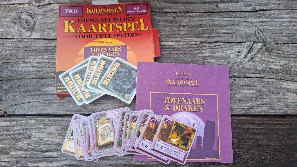 Kaartspel 'Kolonisten van Catan' Tovenaars en Draken, Een of twee spelers, Ophalen of Verzenden, Zo goed als nieuw, 999 Games
