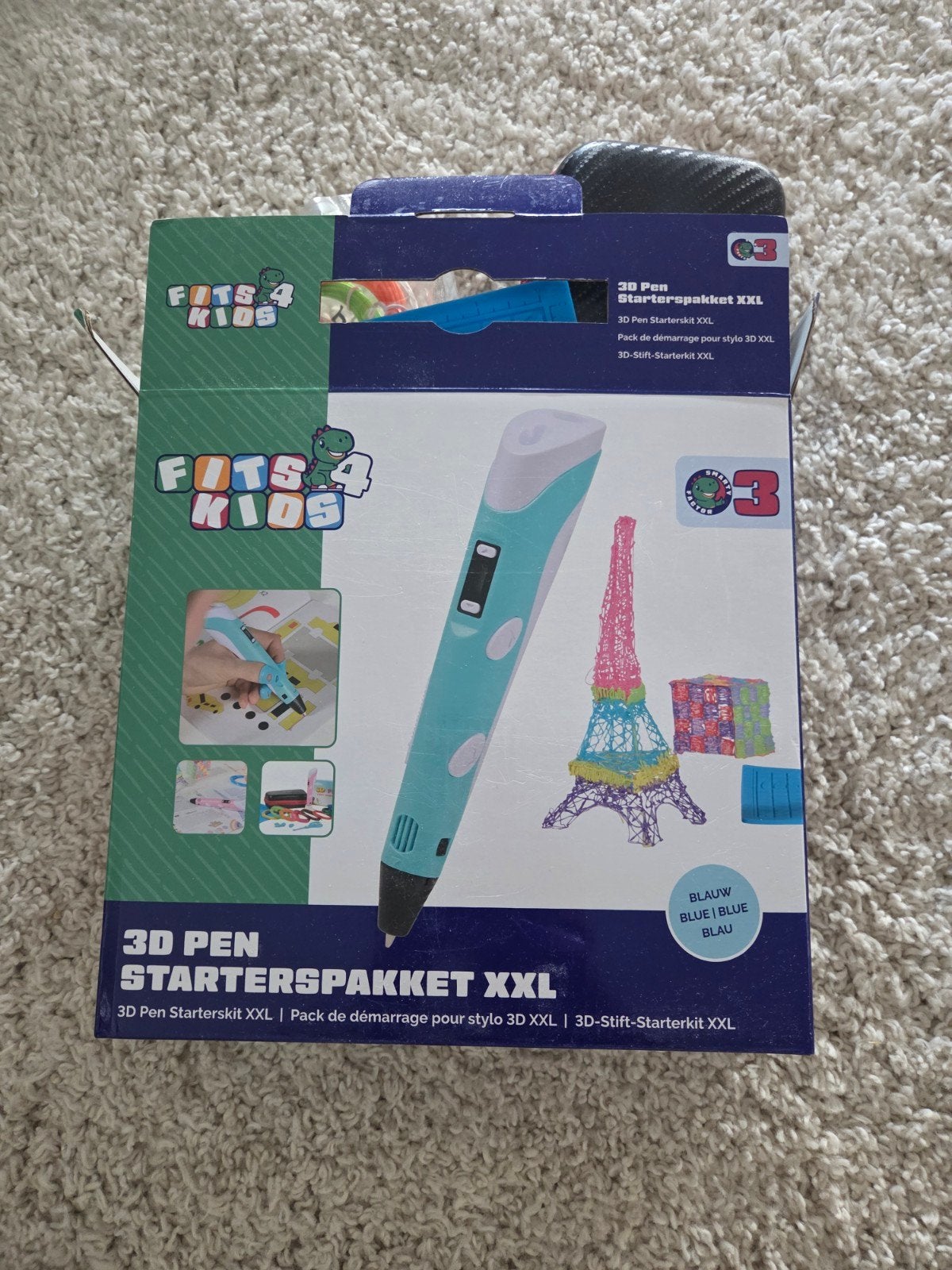 Fits4Kids 3D Pen Starterspakket XXL - Creatief Tekenen, Ophalen, Zo goed als nieuw, Filament, Fits4Kids