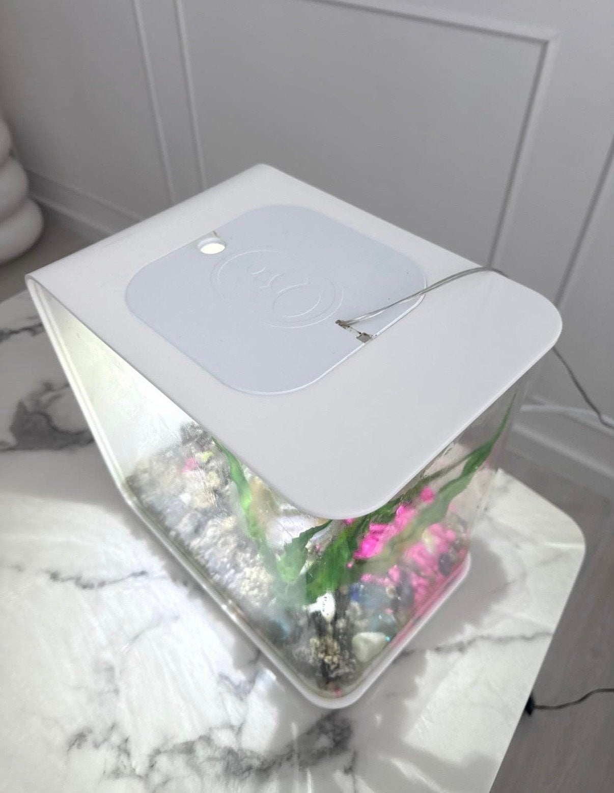 Complete biorb flow 30 LED vis aquarium, Ophalen of Verzenden, Zo goed als nieuw, Leeg aquarium