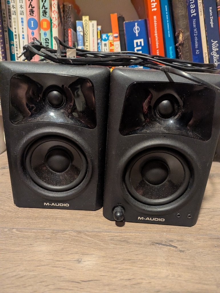 M- Audio AV - 42 Studio Monitors, Audio, Tv en Foto, Inclusief kabels, Ophalen, Minder dan 60 watt, Overige merken