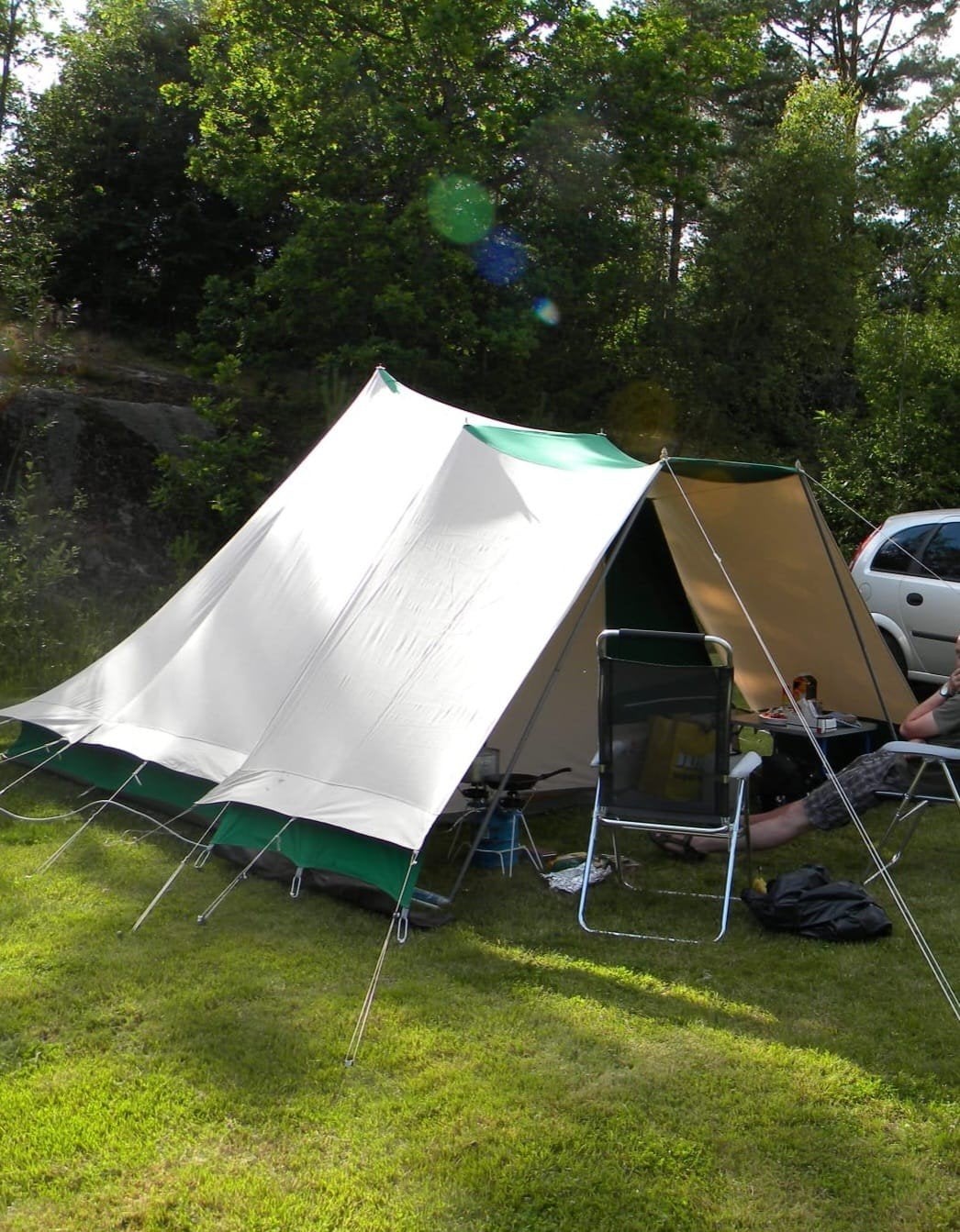 DWS Noord Holland Super Tent - Ruim en Robuust, Caravans en Kamperen, Ophalen, Gebruikt, Tot en met 4