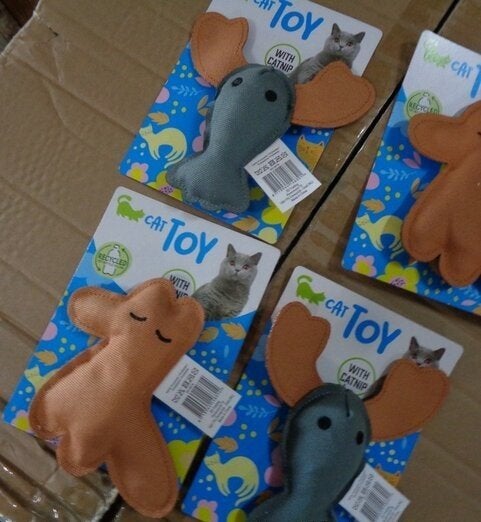 PARTIJ CAT TOYS KATTENSPEELGOED MET KATTENKRUID, Diversen, ., Nieuw, Ophalen of Verzenden, .