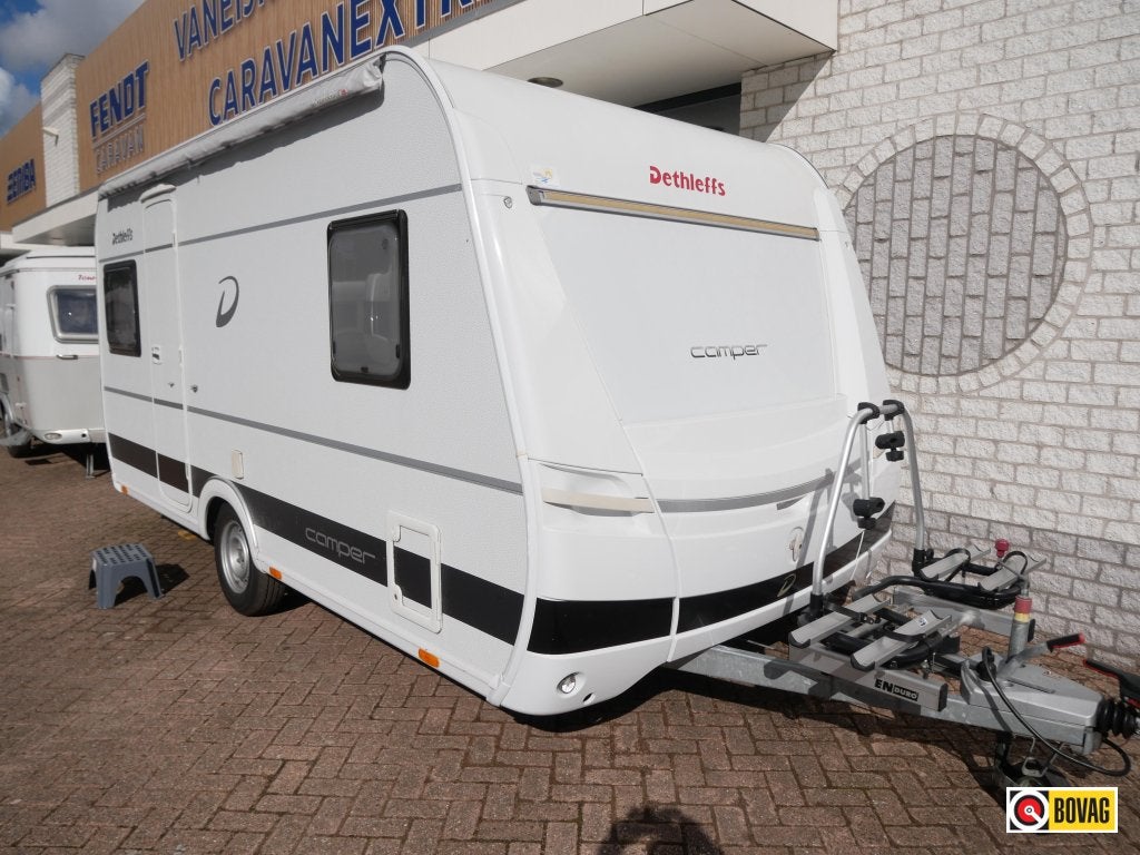 Dethleffs Camper 450 FL Mover, luifel, fietsrek, Bedrijf, Treinzit, Dethleffs, Vast bed