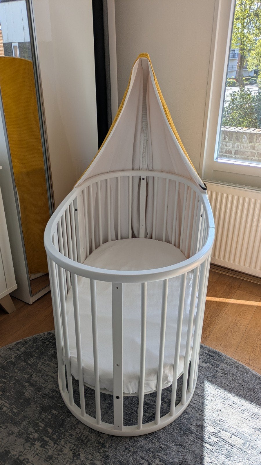 Complete Stokke Sleepi Bed V2 Set - inclusief UNIEK hemeltje, Ophalen, Ledikant
