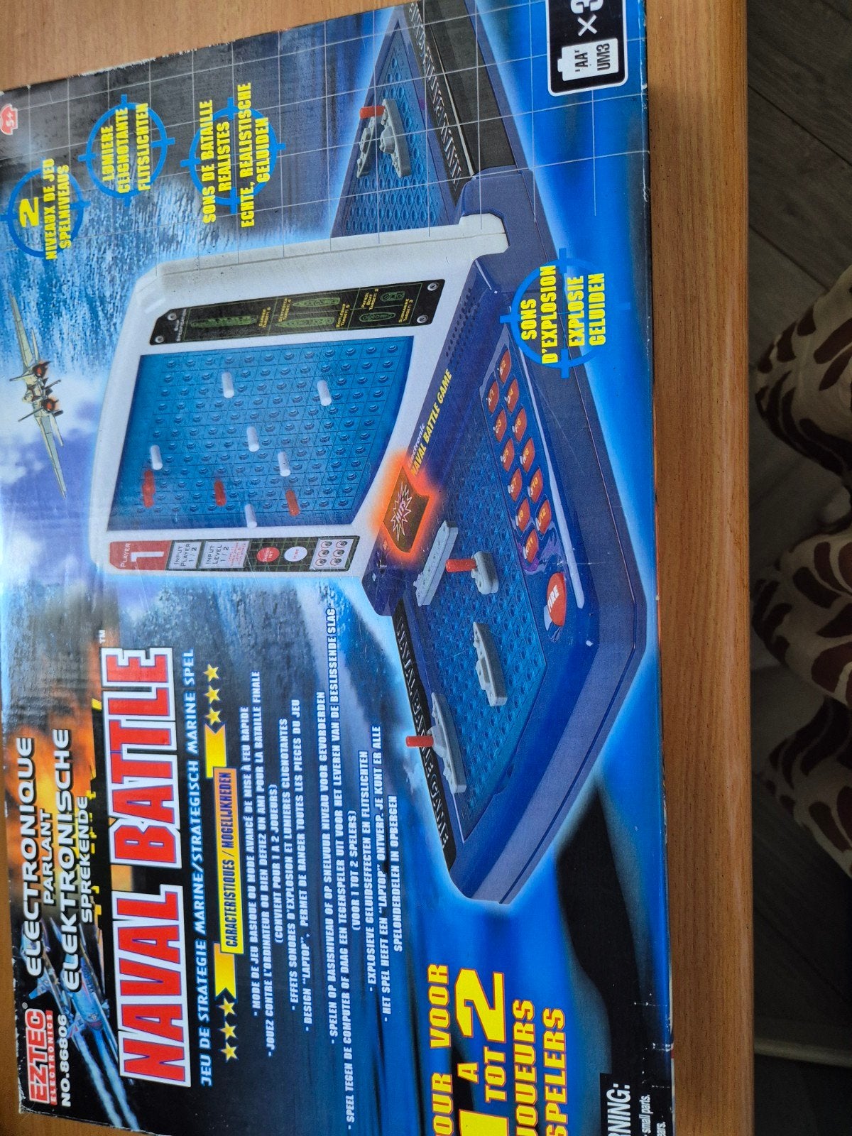 Elektronisch Zeeslag Spel - Naval Battle Game, Een of twee spelers, Ophalen, Gebruikt, EZTEC