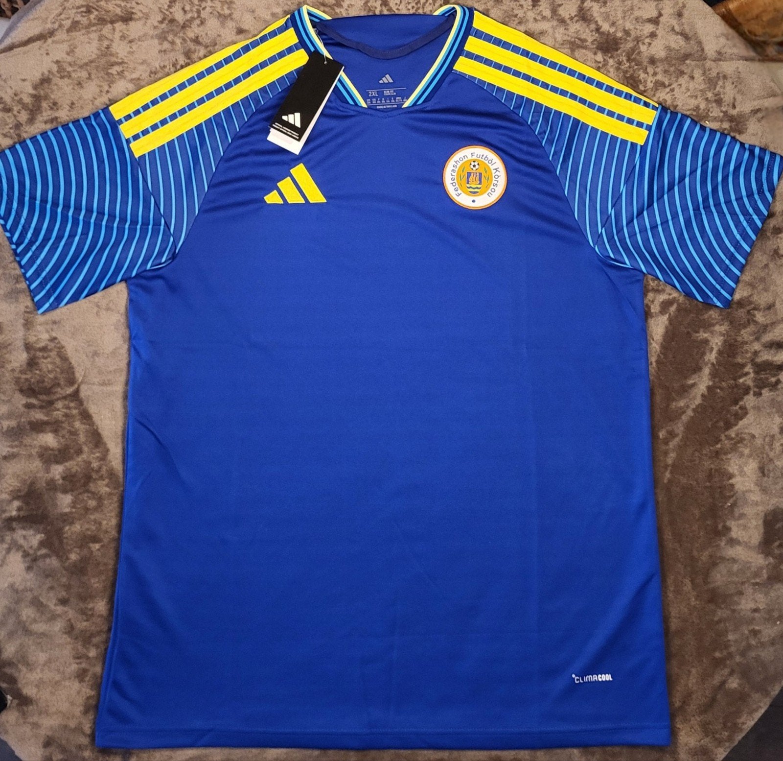 Adidas Curaçao Thuisshirt WK 2026- maat XXL- NIEUW!, Blauw, Nieuw, Overige maten, Ophalen of Verzenden