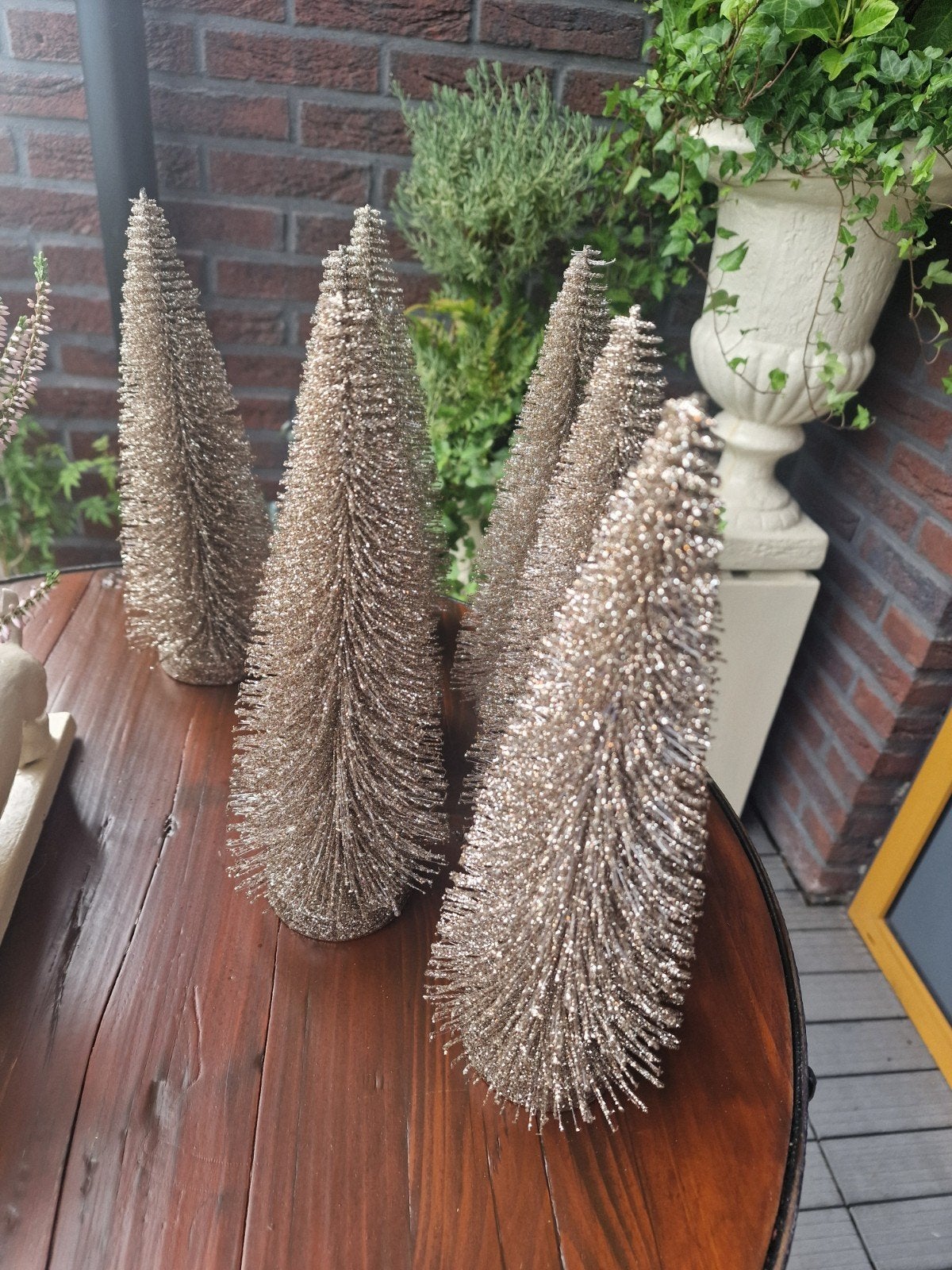 riviera maison glitter glamour tree beige creme goud, Ophalen of Verzenden, Nieuw