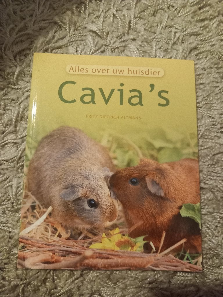 Boek Alles over uw huisdier cavia's, Ophalen of Verzenden, Gelezen, Konijnen of Knaagdieren, Fritz Dietrich Altmann