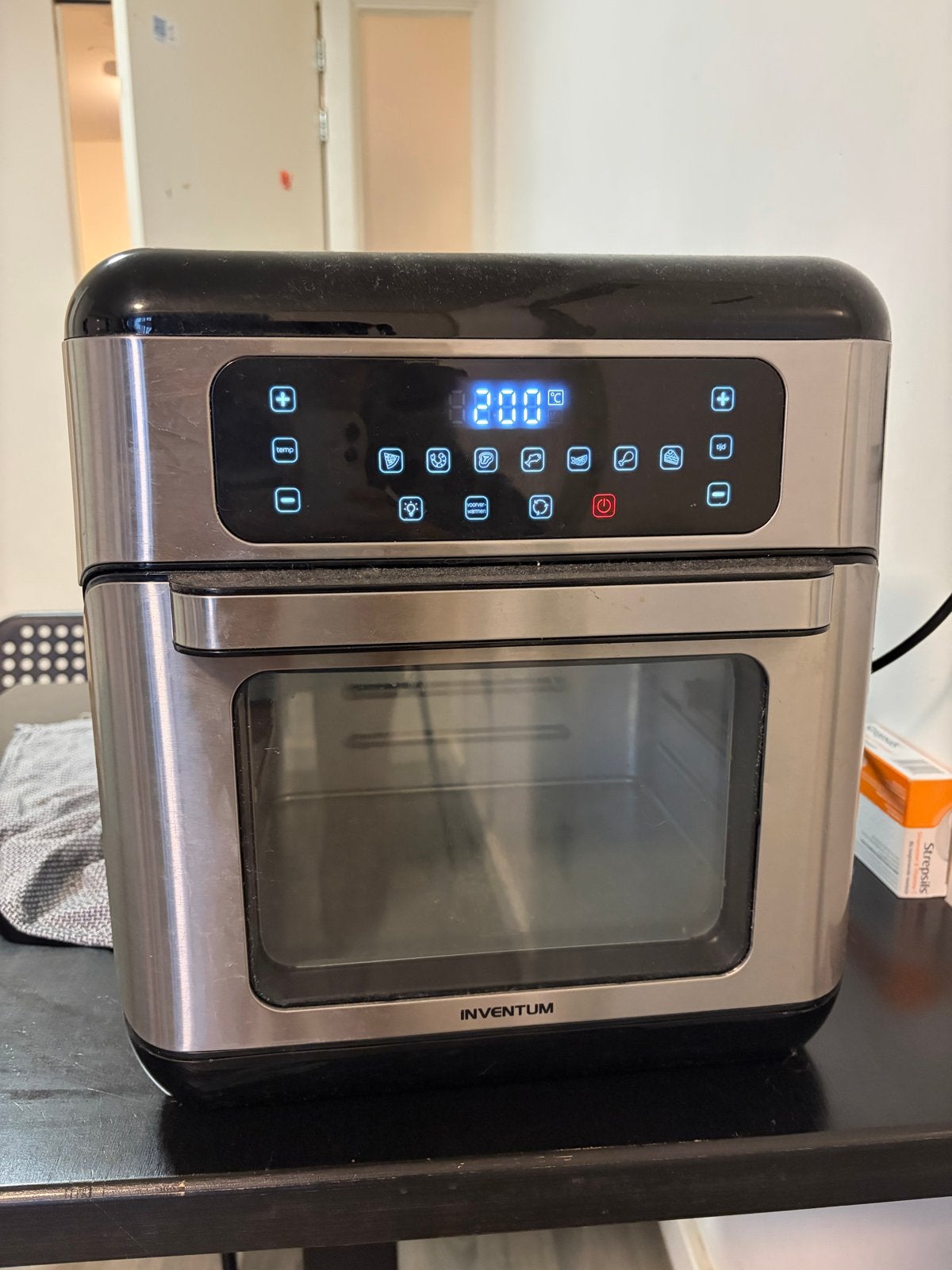 Inventum GF1200HLD Heteluchtoven - Zo goed als nieuw, Ophalen, Minder dan 45 cm, Hete lucht, Inventum