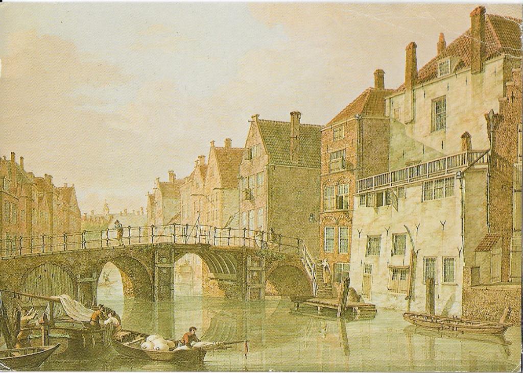Dordrecht wijnbrug gelopen ansichtkaart ( 4326 ), Ophalen of Verzenden, 1980 tot heden, Gelopen, Zuid-Holland