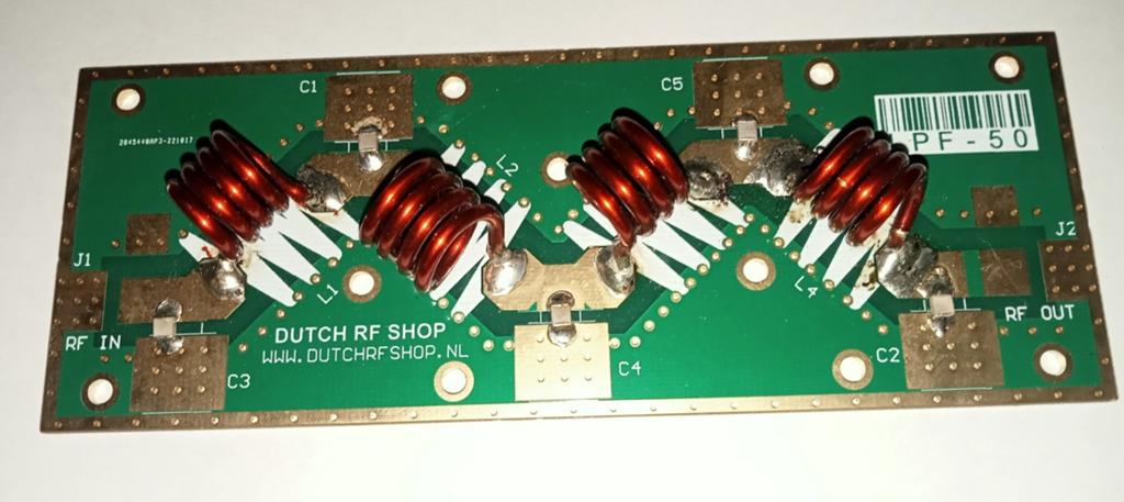 LPF-50 Butterworth laagdoorlaatfilter 174-230 MHz., Ophalen of Verzenden, Nieuw, Zender