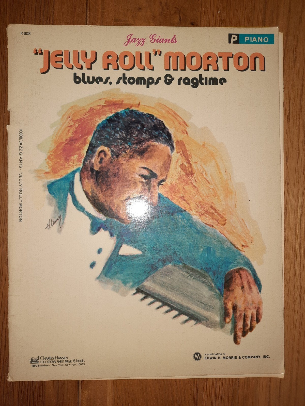 Jazz Giants Jelly Roll Morton Blues Stomps & Ragtime piano, Ophalen of Verzenden, Artiest of Componist, Jazz, Piano