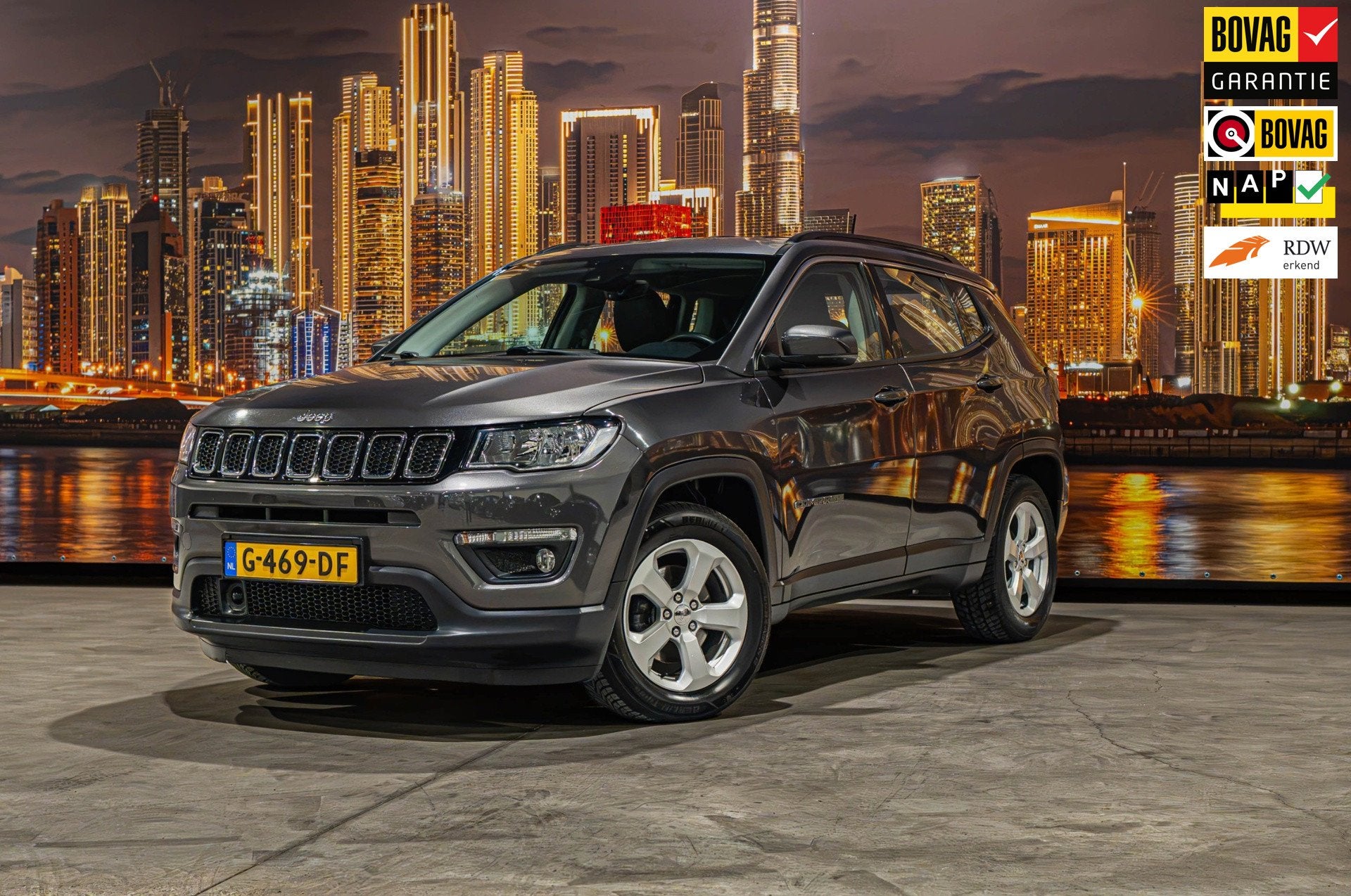 Jeep Compass 1.4 MultiAir Longitude, Auto's, Voorwielaandrijving, 450 kg, Gebruikt, Euro 6
