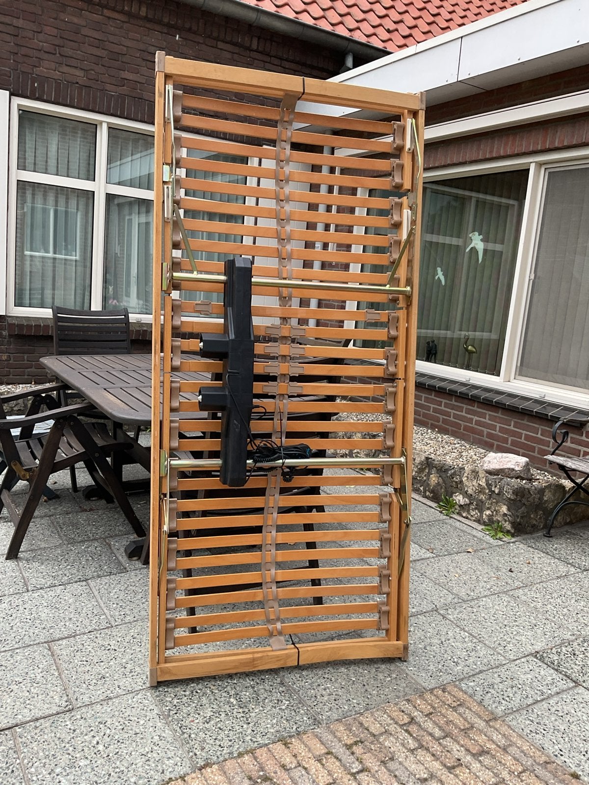 Elektrische bedbodem 200/190. Werkt nog prima, Ophalen, Gebruikt, 90 cm, Eenpersoons