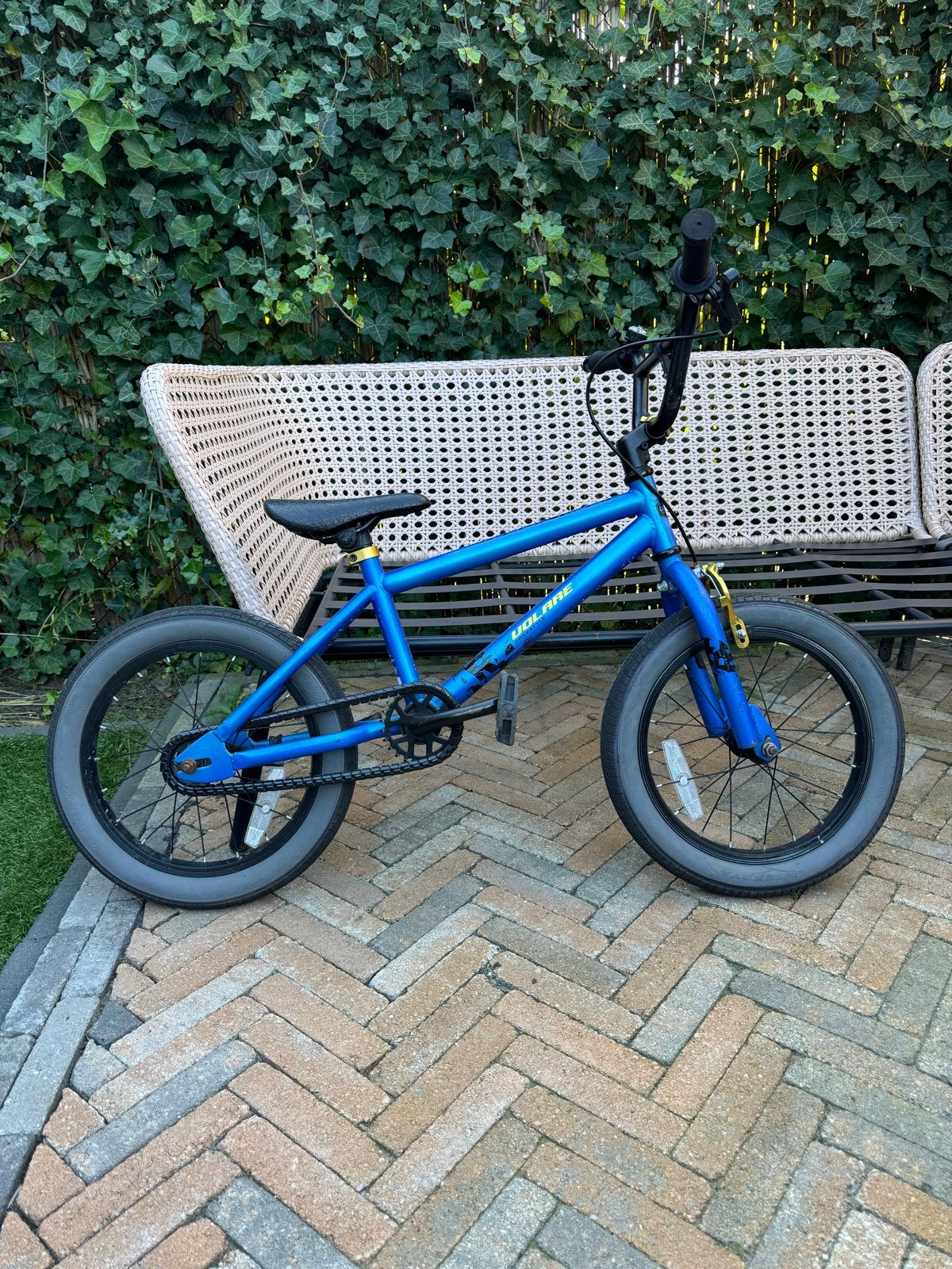 Volare Freestyle BMX Fiets - Blauw, 16 inch, Fietsen en Brommers, Ophalen, Gebruikt, Staal, Velgrem