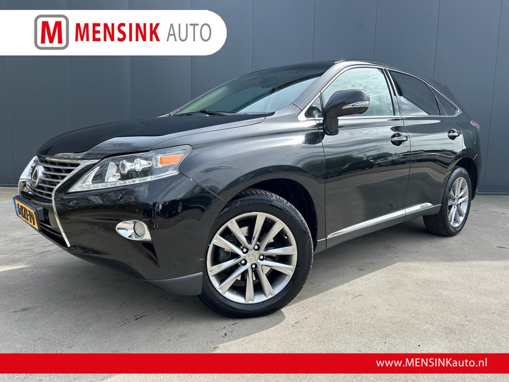 Lexus RX 450h 4WD Luxury Line HUD CAMERA MEMORY STOEL LEER N, Auto's, Lexus, Automaat, Euro 5, Gebruikt, 2000 kg