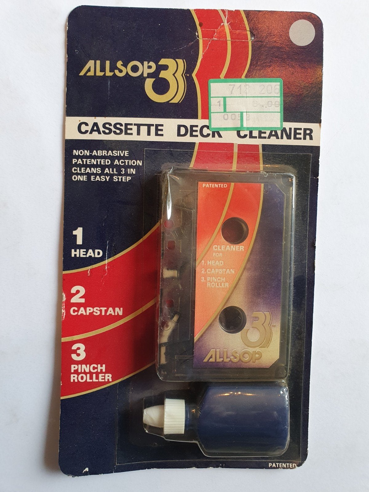 Allsop 3 Cassette Deck Cleaner - Nieuw in verpakking, Audio, Tv en Foto, Cassettedecks, Ophalen of Verzenden, Overige merken