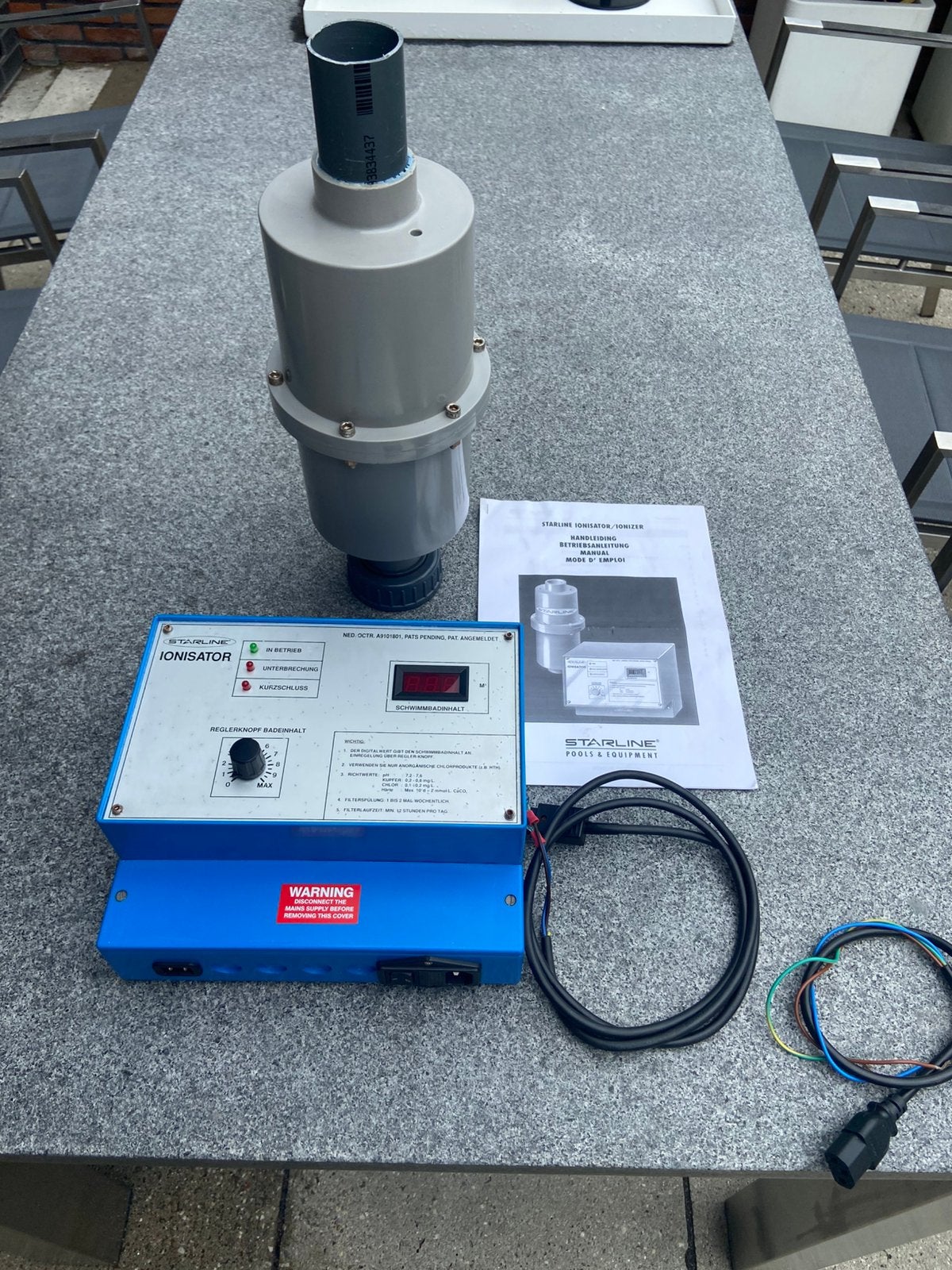 Starline ionisator set, Ophalen of Verzenden, Gebruikt