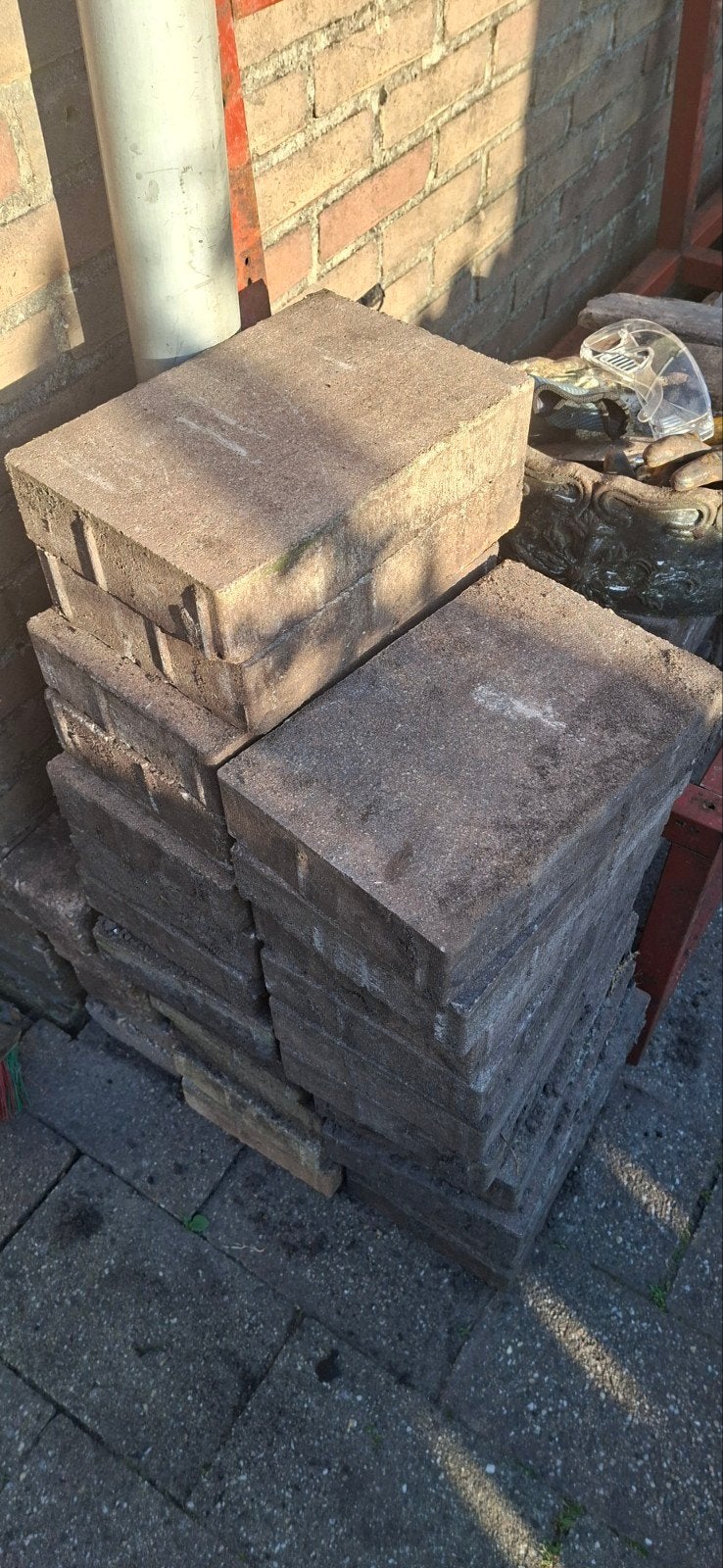 Gratis tuin tegels, Ophalen, Beton, Terrastegels