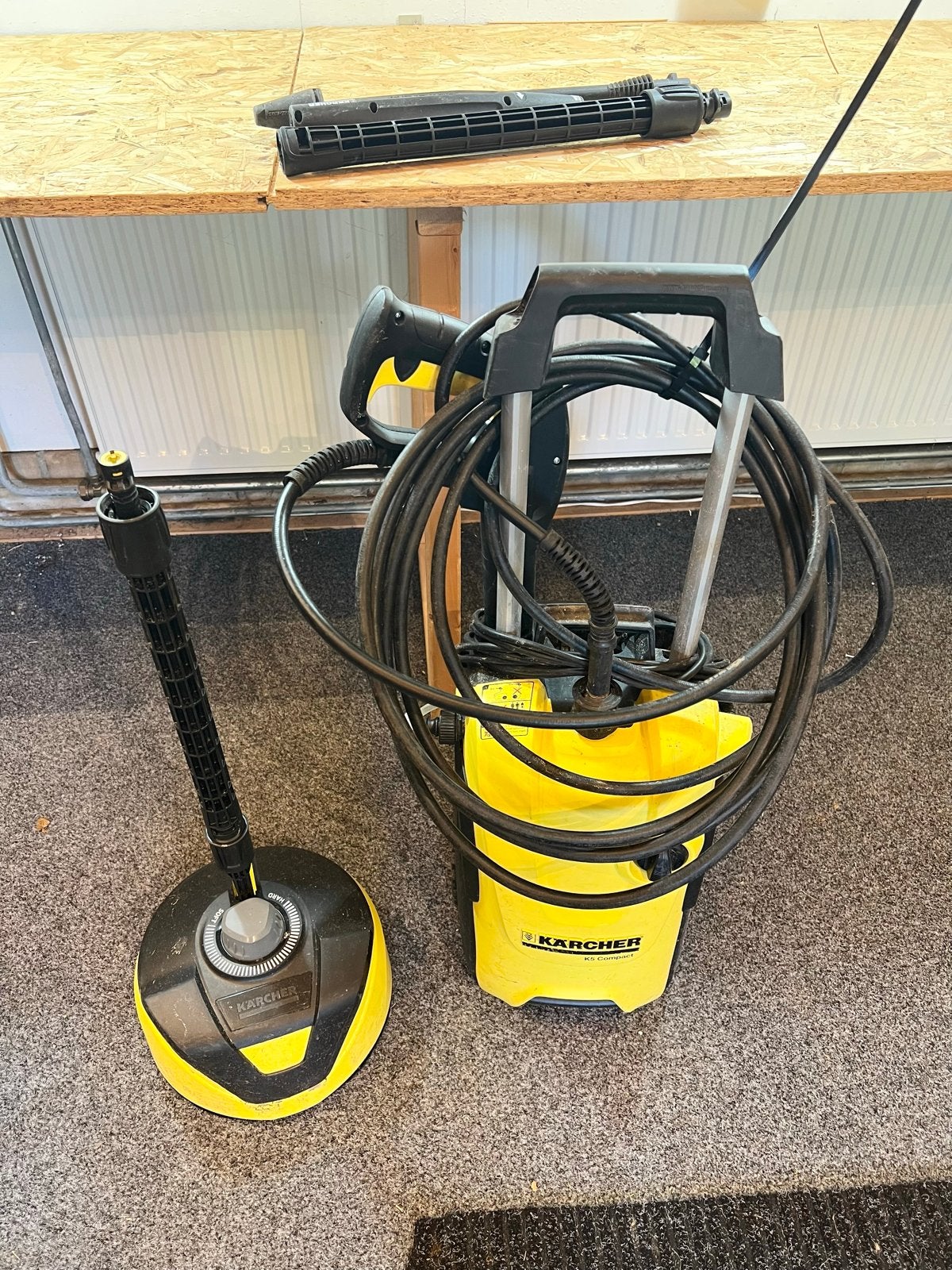 Kärcher K5 Compact hogedrukreiniger met T-Racer, Ophalen, Zo goed als nieuw, Elektrisch
