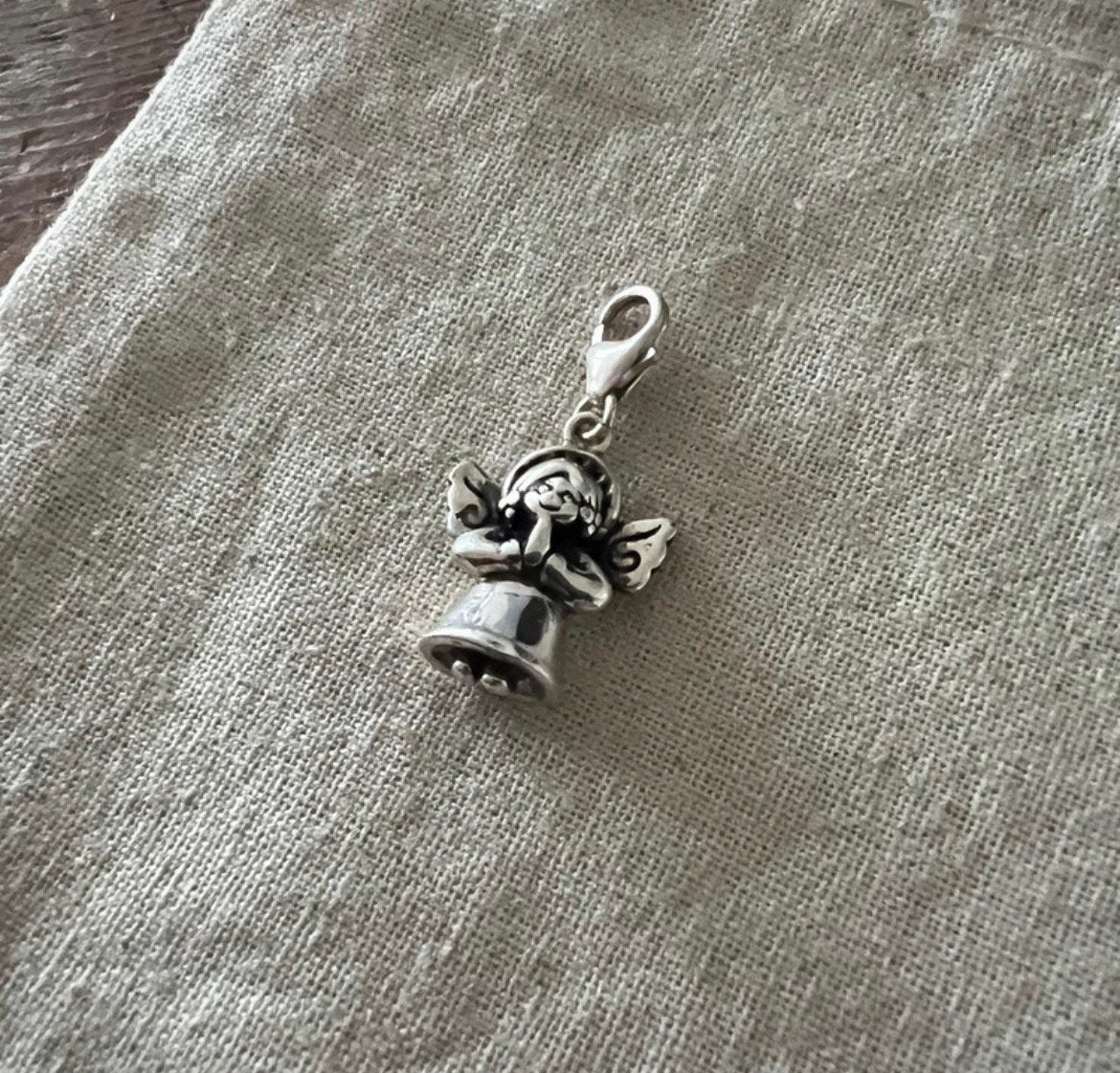 Nieuw  Zilveren 925 hanger engel, Verzenden, Zo goed als nieuw, Zilver, Overige merken