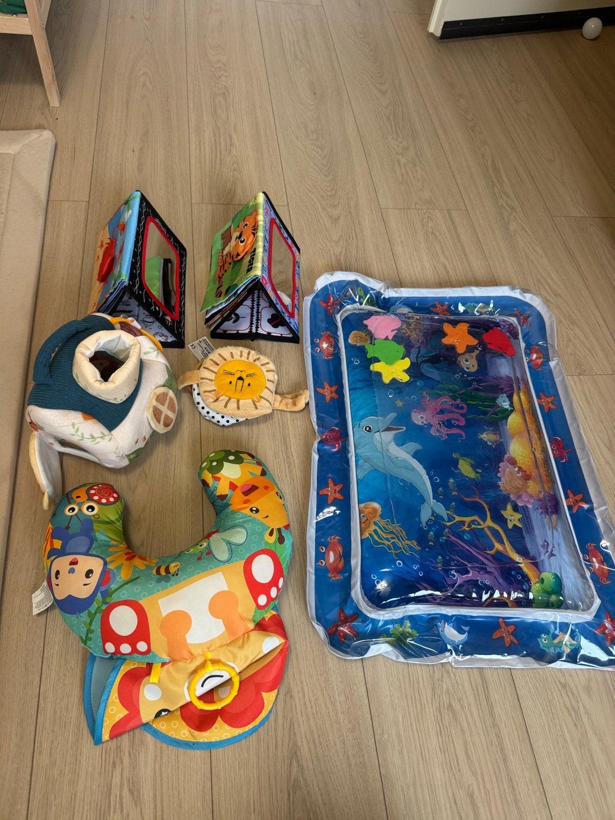 Tummy time/buiktijd en sensorisch speelgoed set 0-12 mnd, Ophalen of Verzenden, Zo goed als nieuw, Overige typen