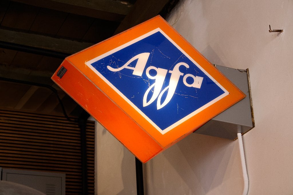 Originele Agfa lichtbak '70, Ophalen, Gebruikt, Lichtbak of (neon) lamp