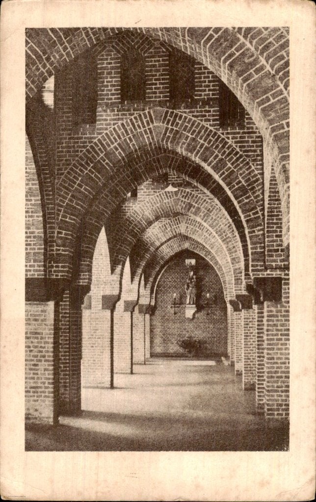 Oosterhout - St. Paulus-abdij - Kruisgang, Ophalen of Verzenden, 1920 tot 1940, Ongelopen, Noord-Brabant