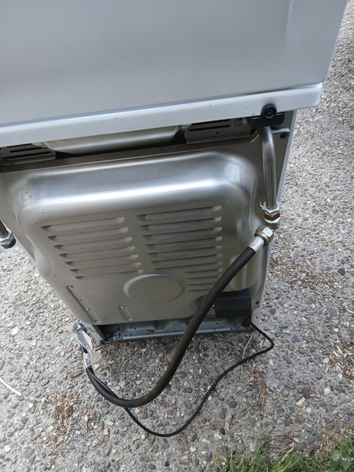 Gasfornuis met elektrische oven en grill, Ophalen, Gebruikt, Grill, 4 kookzones