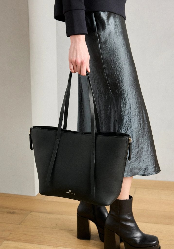 Stijlvolle Shopper/Handtas - Zwart - GLOEDNIEUW, Sieraden, Tassen en Uiterlijk, Ophalen of Verzenden, Nieuw, Zwart, Handtas