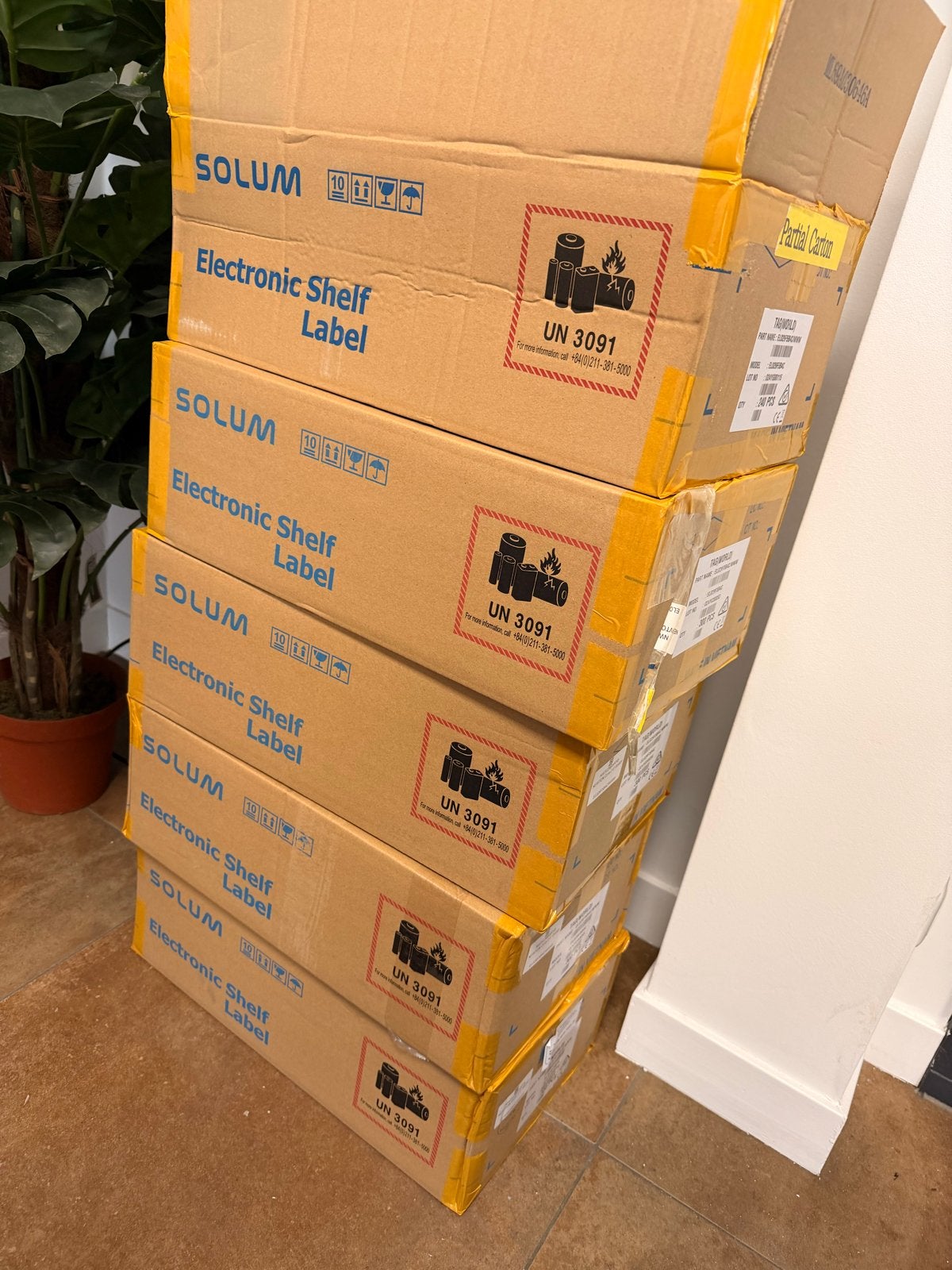 Nieuwe Solum Electronic Shelf Labels (ESL) 2.9-inch 1740x, Computers en Software, Overige Computers en Software, Ophalen of Verzenden