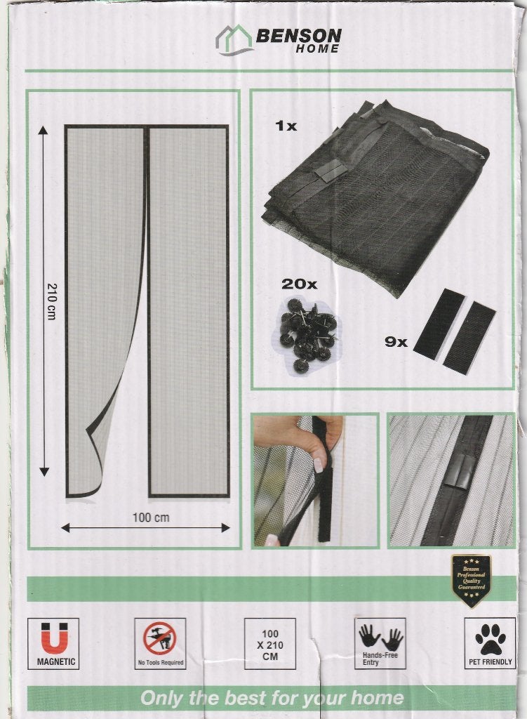 Deur Hor 100 cm, Kunststof, 80 tot 100 cm, Hordeur, Nieuw