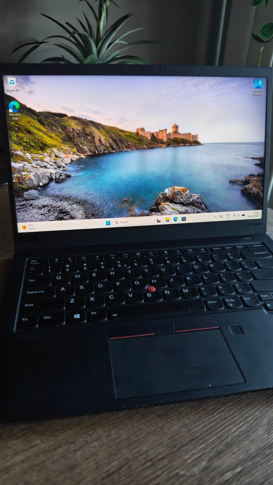 Lenovo X1 Carbon Gen 7 Touchscreen | i7 / 16GB RAM / 256gb, Computers en Software, Windows Laptops, 256 GB, 2 tot 3 Ghz, Qwerty