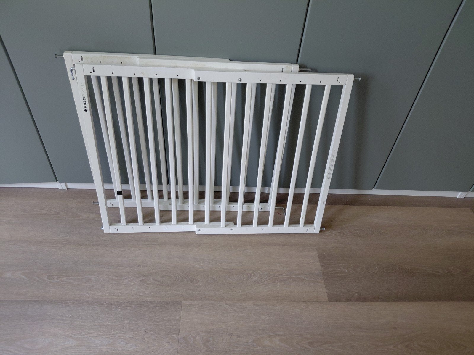 2 witte traphekjes, Kinderen en Baby's, Traphekjes, Ophalen, Gebruikt, Hout, 100 tot 115 cm