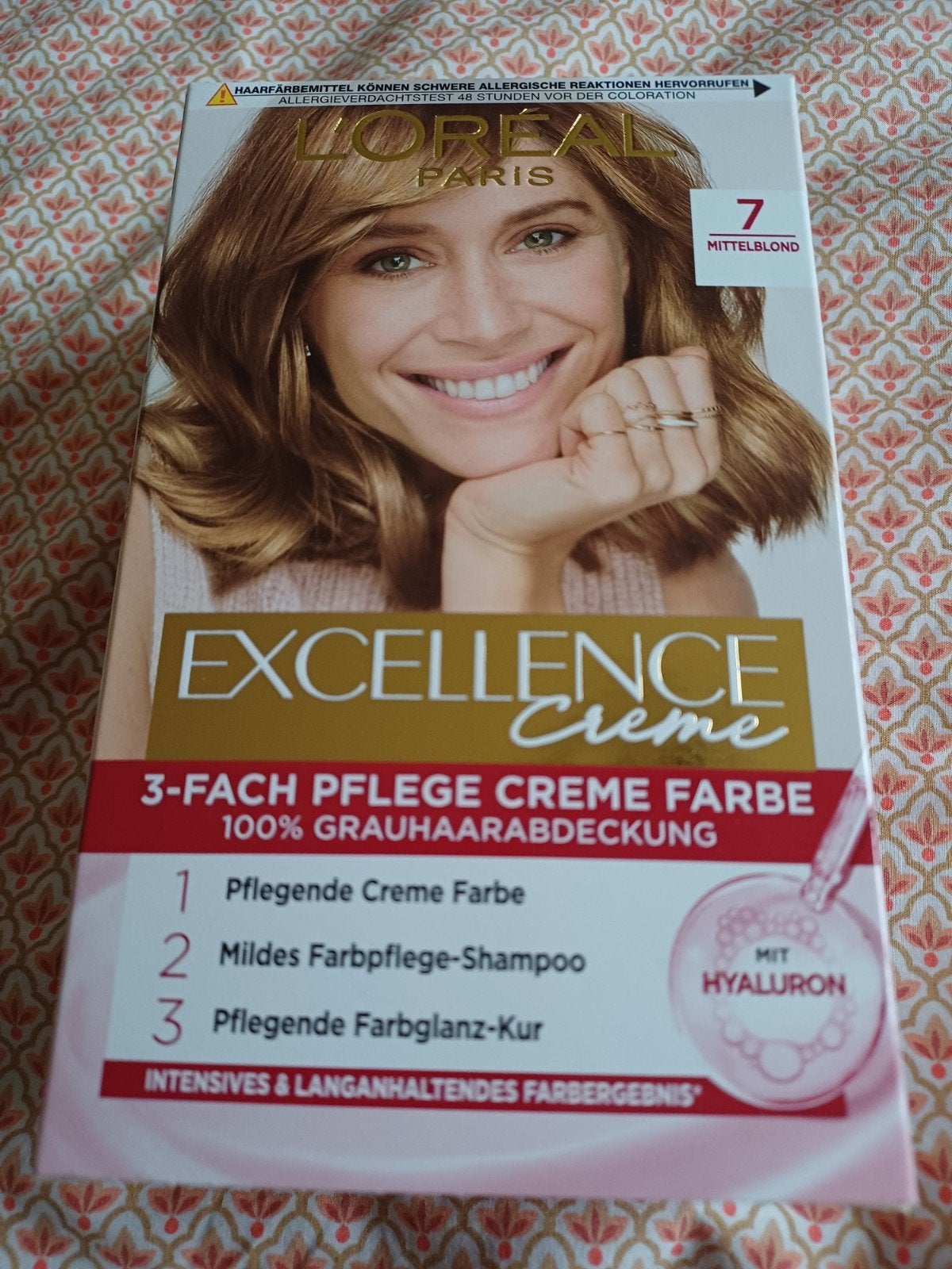 L'Oréal Excellence Crème Haarverf 7 Middenblond., Ophalen of Verzenden, Nieuw, Overige typen