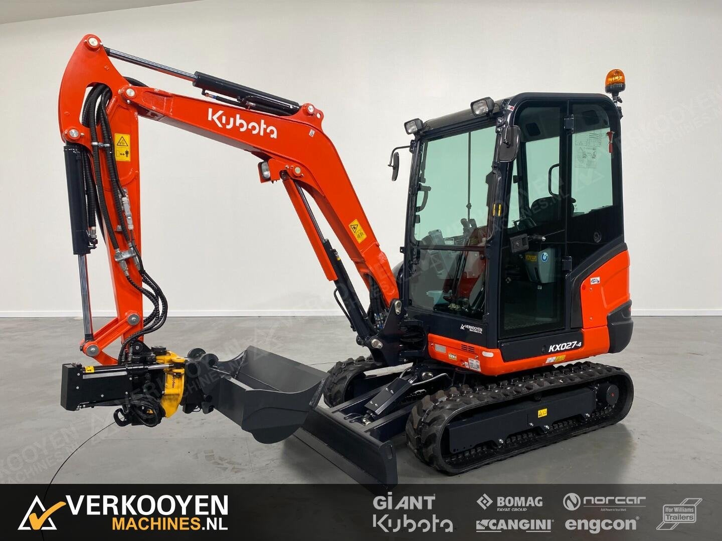 2026 Kubota KX027-4 Hi Spec + Engcon EC204-CW05 ADV1047