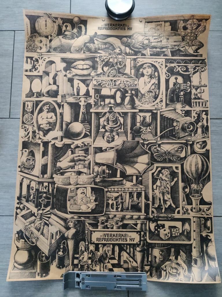 Unieke CANDORGA team poster - 83x61cm, Ophalen, A1 t/m A3, Reclame, Rechthoekig Staand