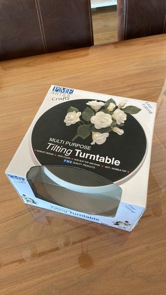 CAKE DECORATING TILTING TURNTABLE PME, Ophalen of Verzenden, Nieuw, Taarten of Cupcakes, Overige typen