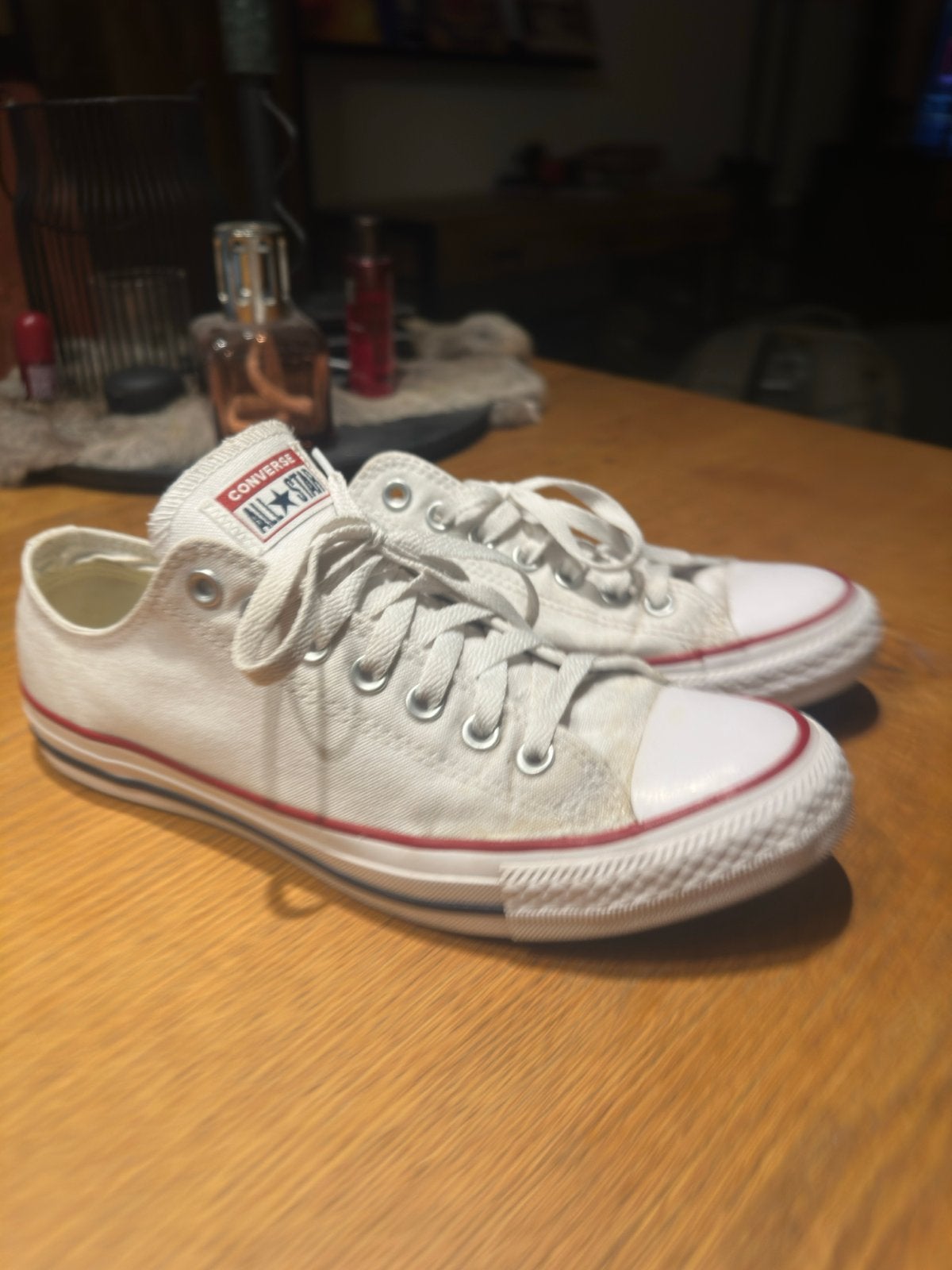 Witte Converse All Stars Lage Model Maat 42, Kleding | Dames, Wit, Ophalen of Verzenden, Sneakers of Gympen, Gedragen