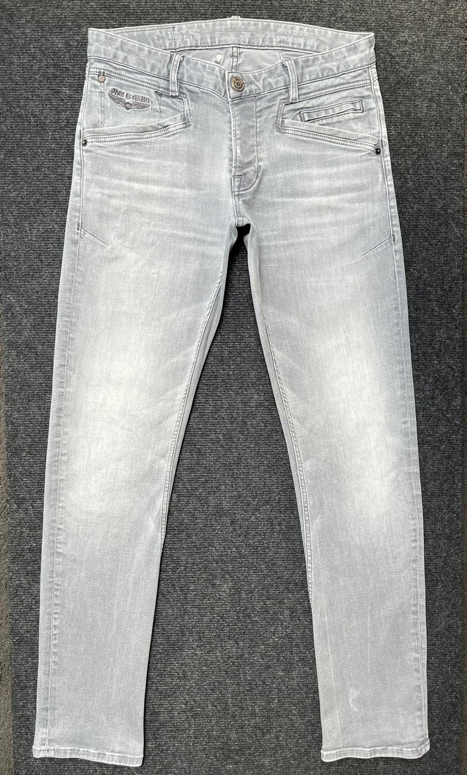 PME Legend Curtis stretch jeans 33/34, Kleding | Heren, Spijkerbroeken en Jeans, Ophalen of Verzenden, Gedragen, Grijs, W33 - W34 (confectie 48/50)